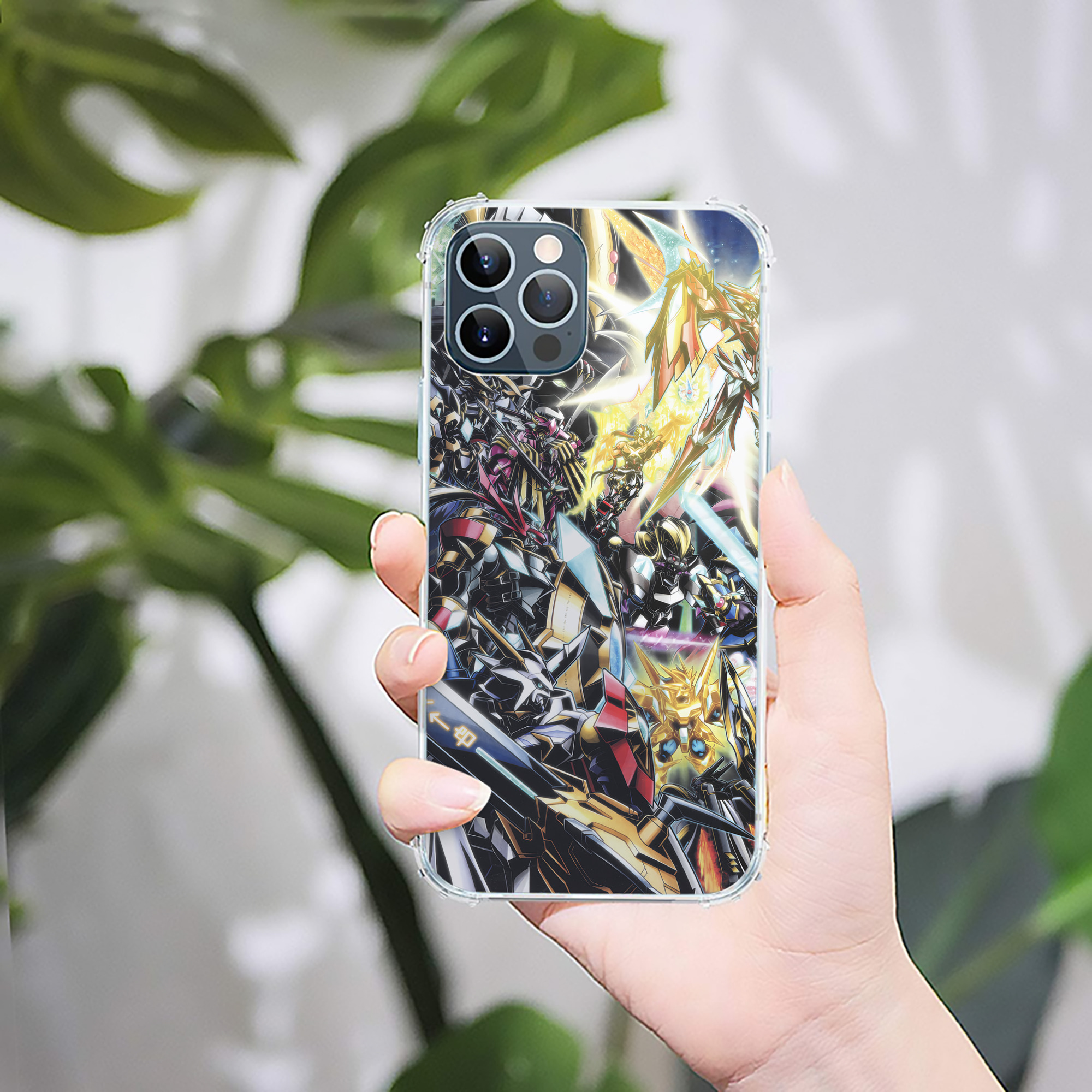（画像用） Digimon デジタルモンスター/デジモン 【iPhone 12シリーズ対応】透明スマホケース（クリアソフトケース）